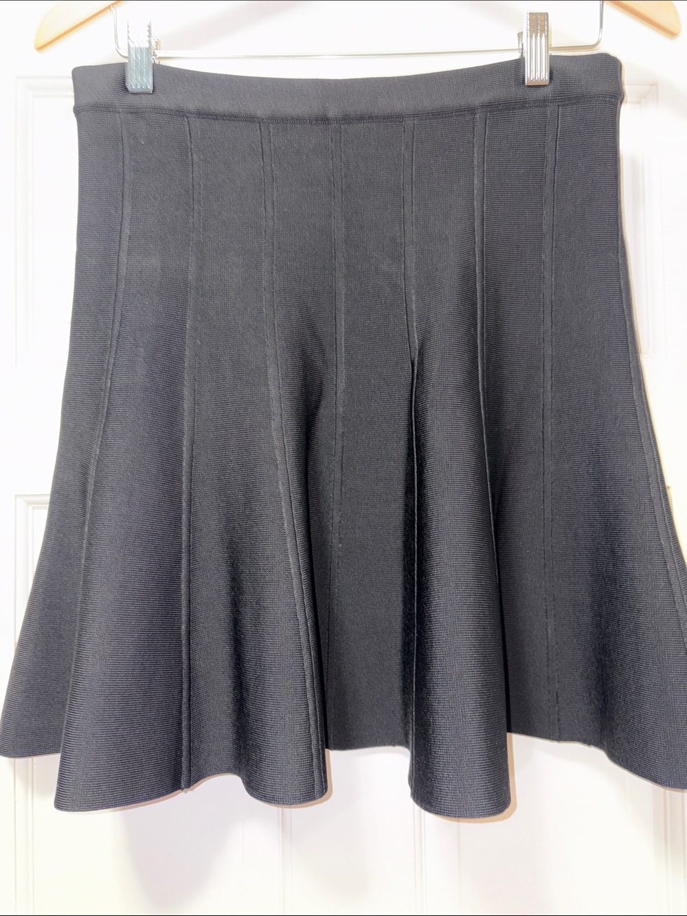 Herve Leger Black Sabine Skirt
